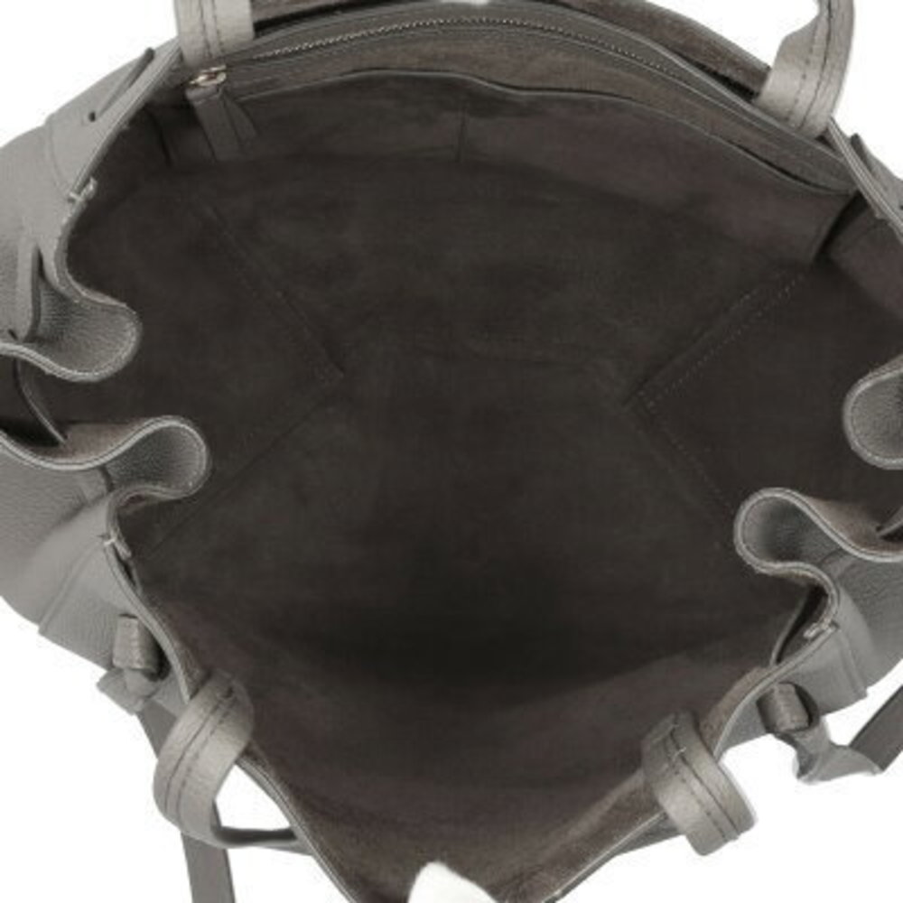 Celine Cabas Phantom Shoulder Bag Grey Leather - Picture 6 of 9